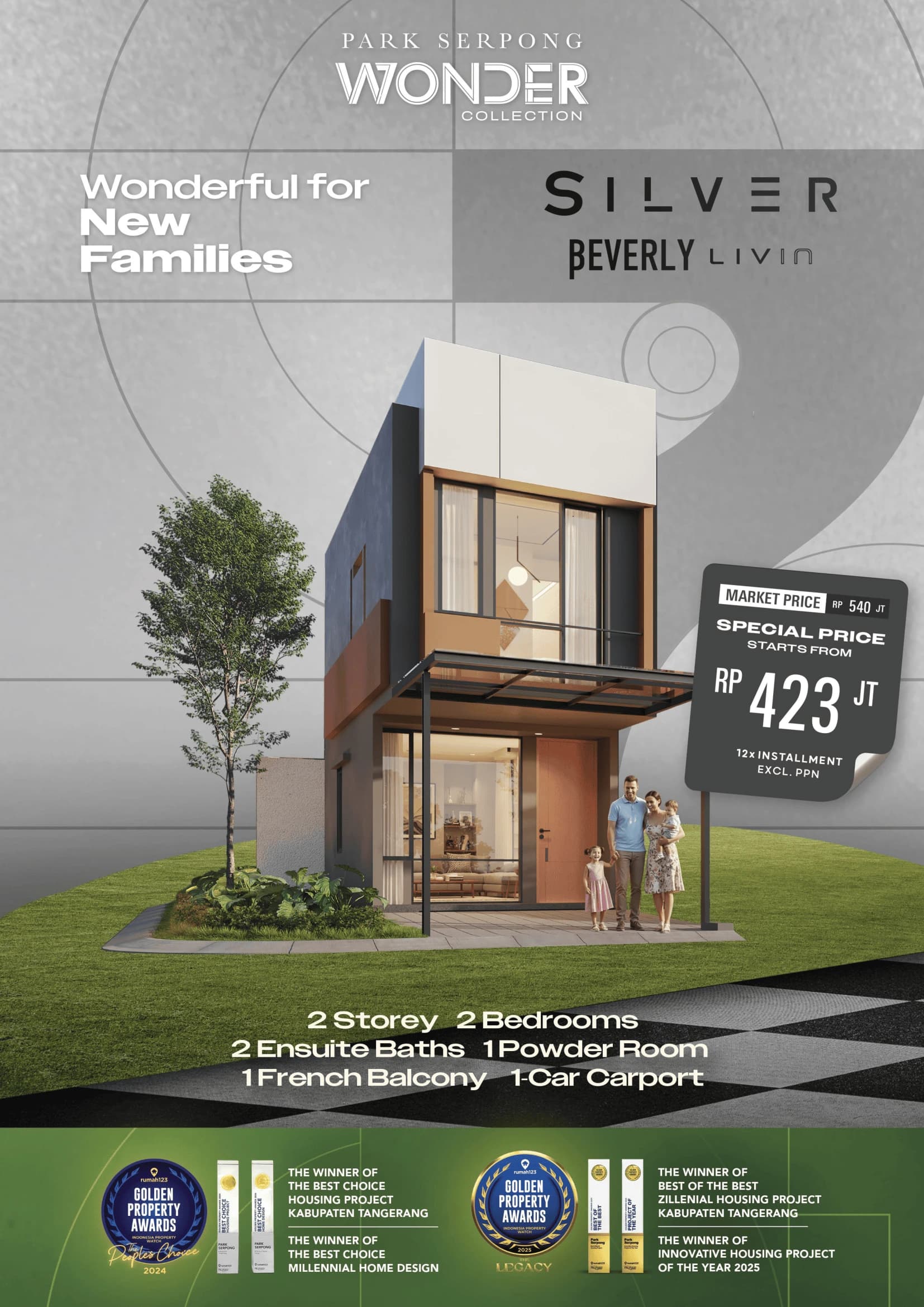 Silver Beverly Livin